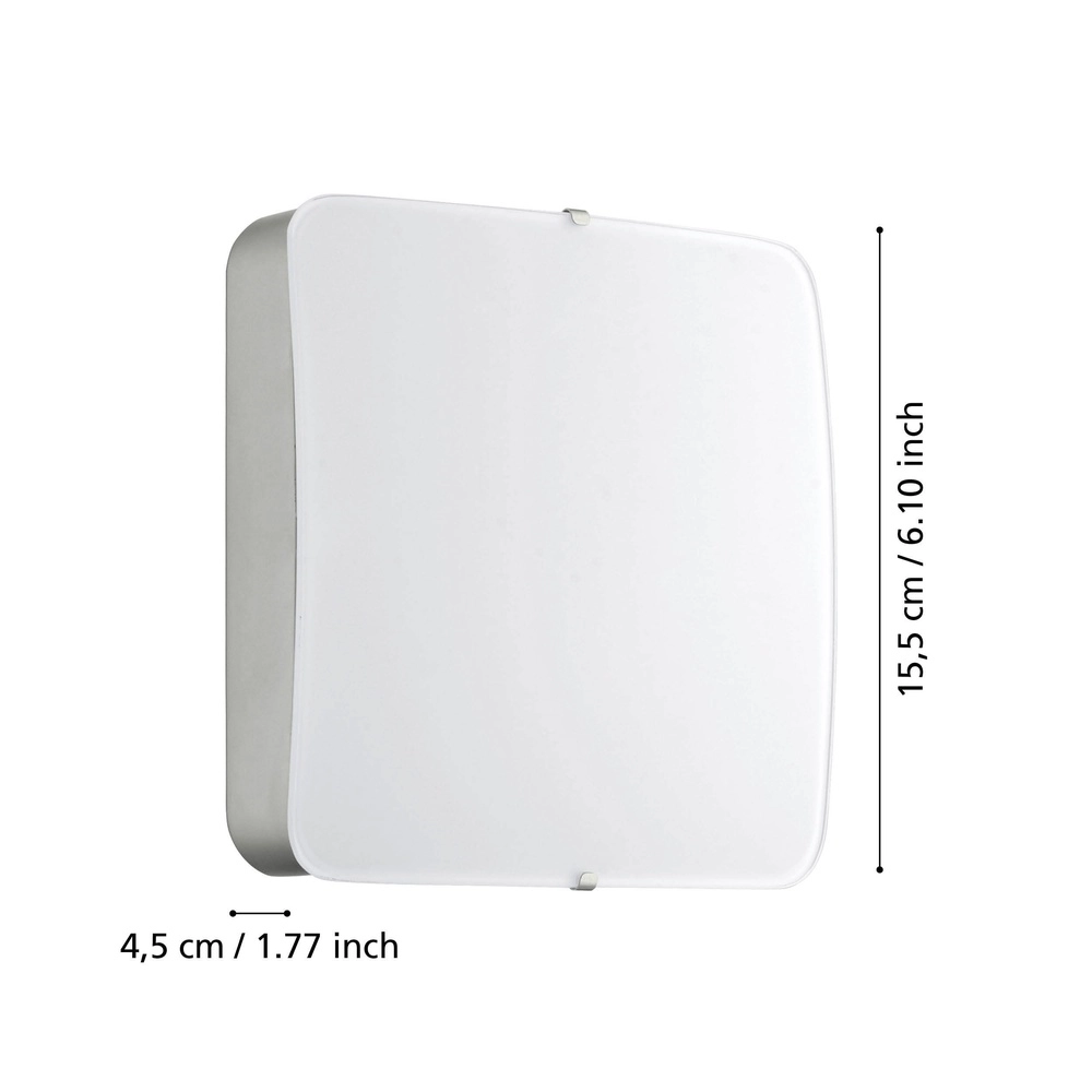 Wall lamp Cupella nickel Eglo 9002759959678