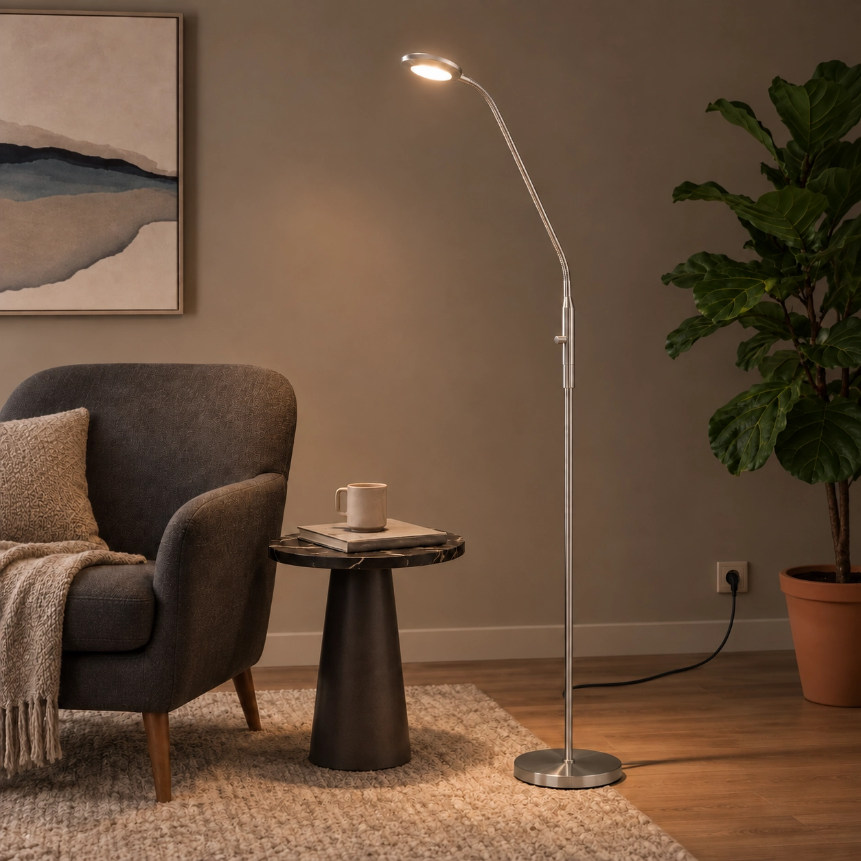 Flexible reading lamp Ufo