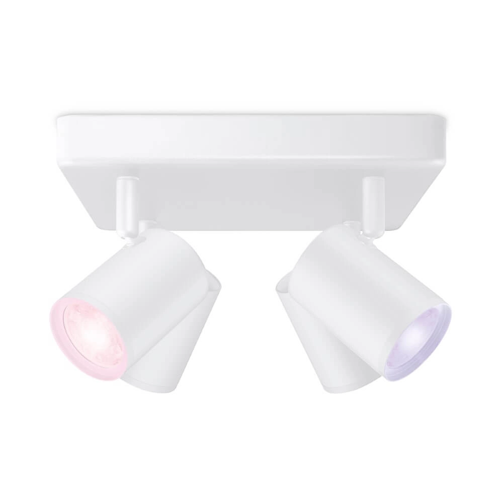 4-light surface-mounted spotlight Imageo smart - white