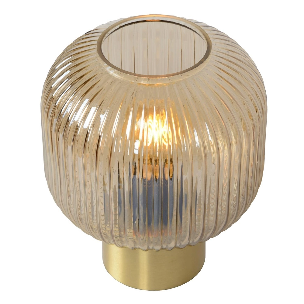 Table lamp Maloto Ø 20cm amber Lucide 5411212451255