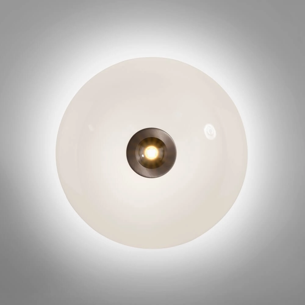 Designer ceiling lamp Pure Vitrum brown Paul Neuhaus 4012248382653