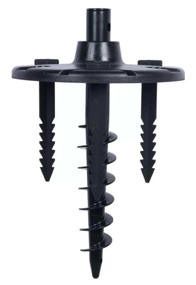 Ground wedge for unpaved Spike for London