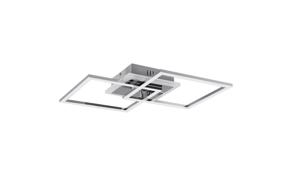 LED ceiling lamp Venida dimmable 2-light chrome Trio 4017807521931