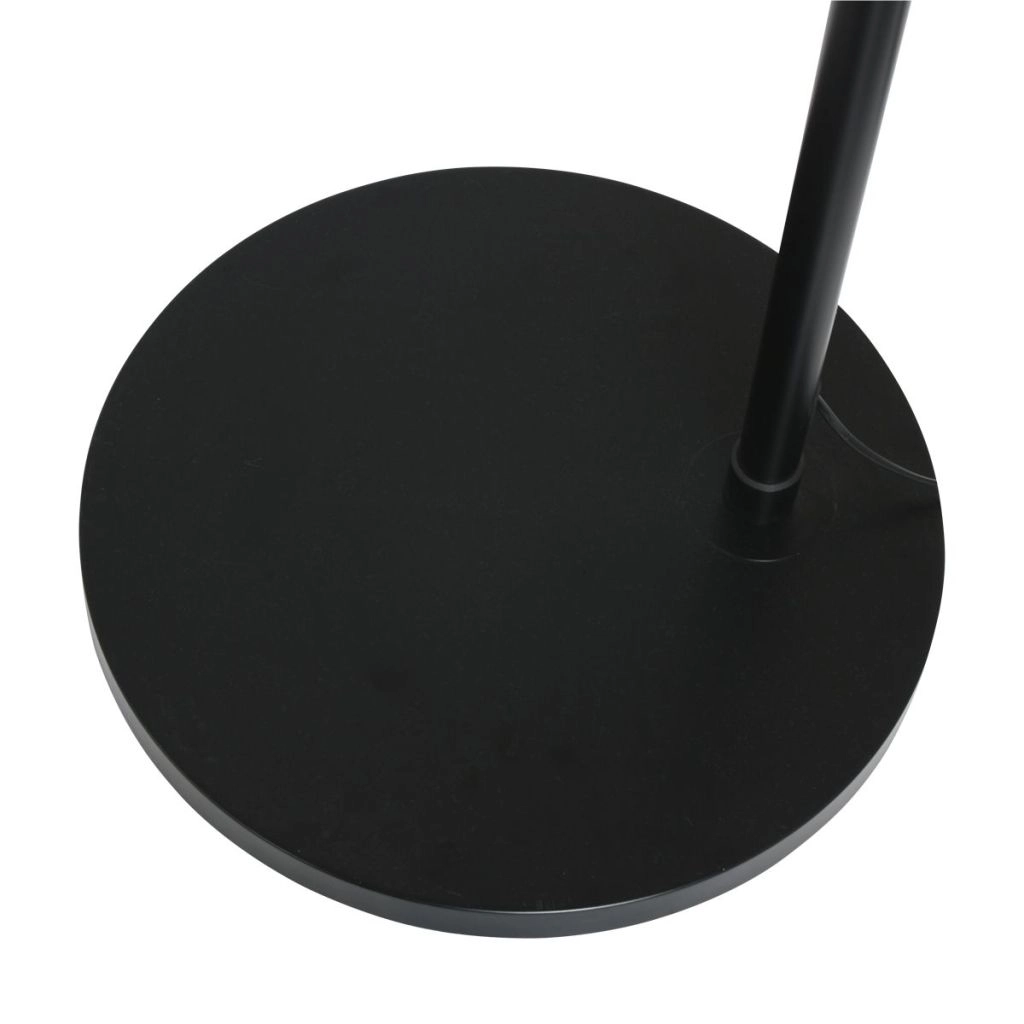 Black arc lamp Silva Alba with white hood Steinhauer 8712746185867