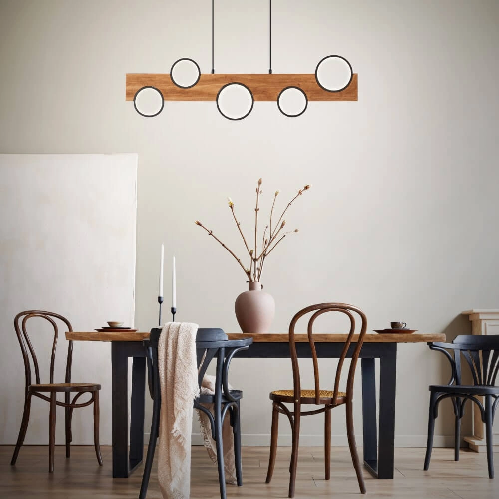 Hanging lamp Cheesy wood Brilliant 4004353429644