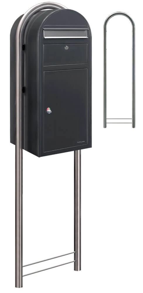Mailbox Cargo 7016i Dark grey Bobi 6417237042095