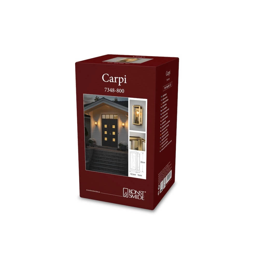Golden outdoor lamp Carpi KonstSmide 7318307348804