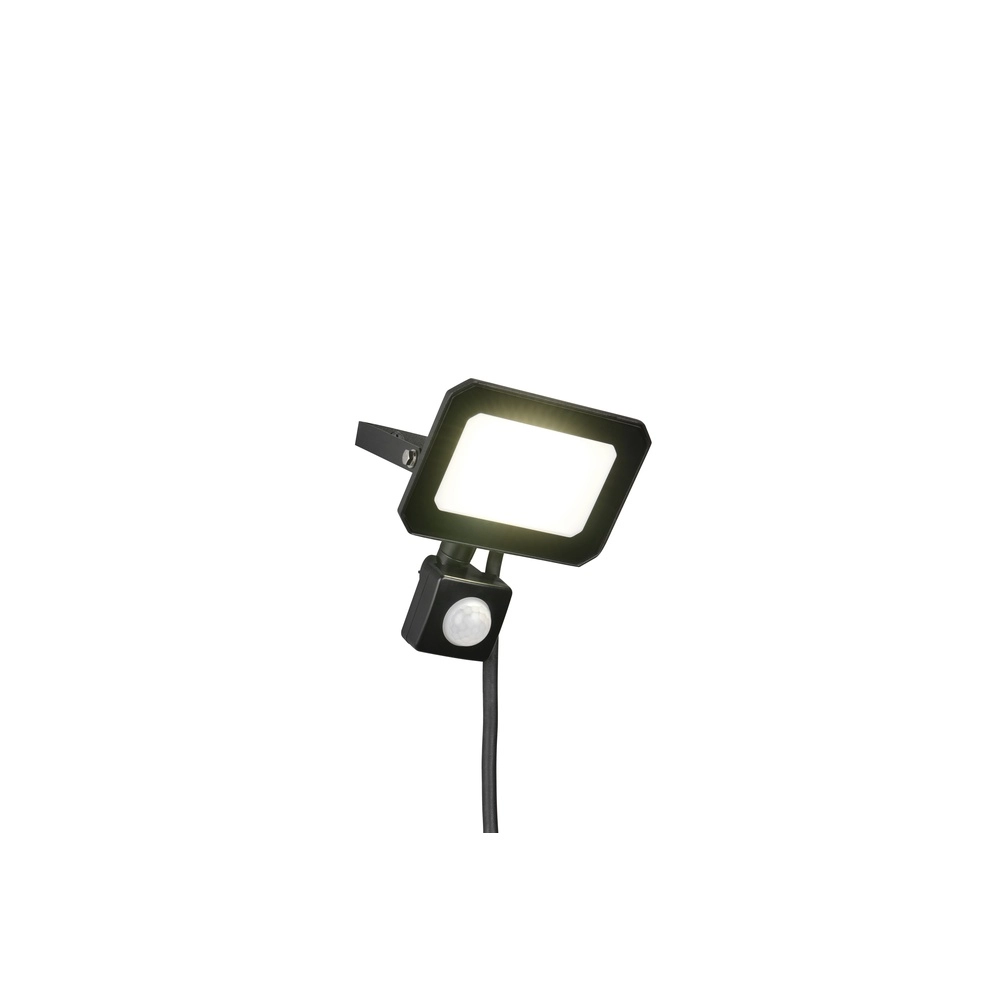Wall lamp Funchal black 20W with sensor