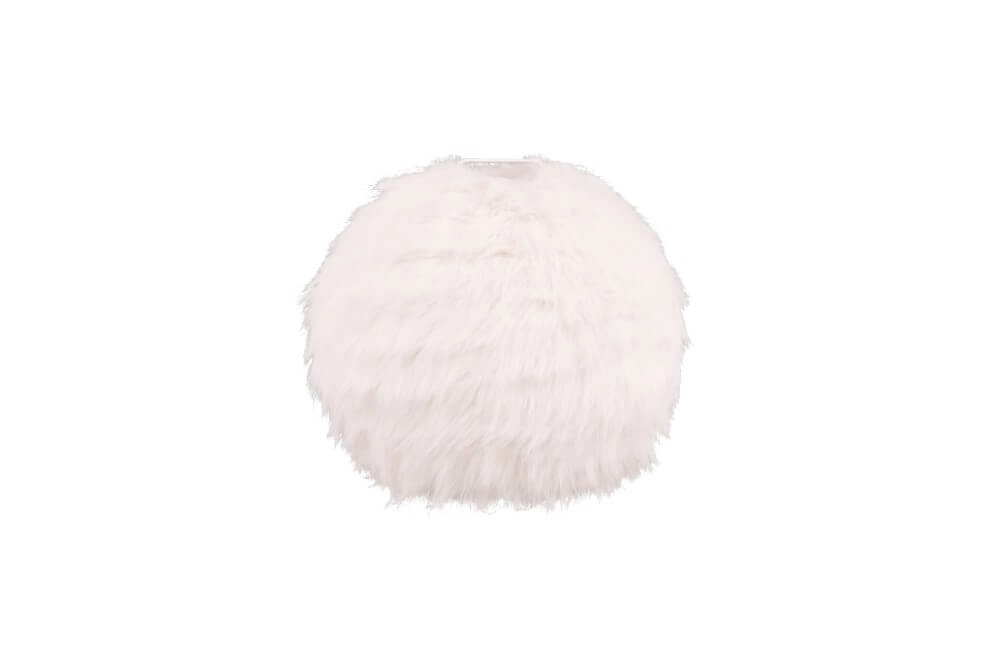 Fabric table lamp Furry cream Ø 30cm Trio 4017807600131