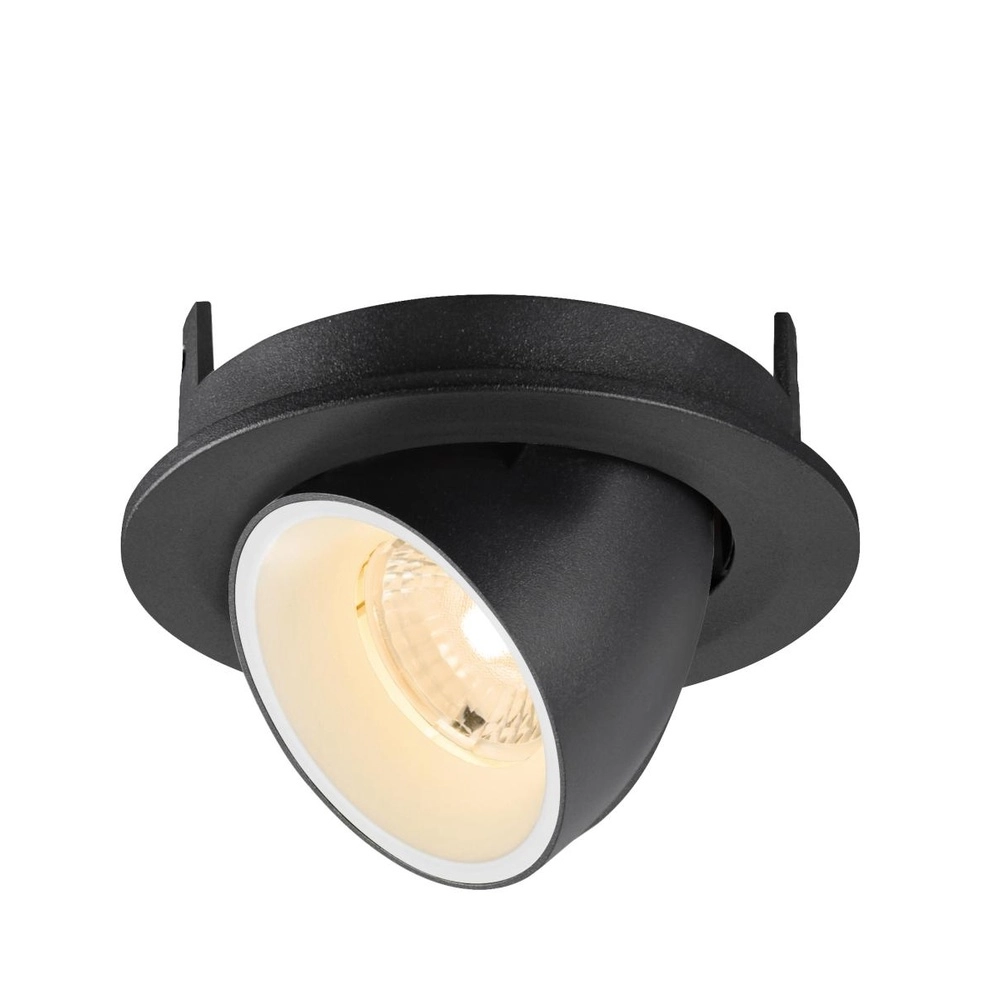 Recessed spotlight Numinos Gimble S black/white 2700K - 40deg SLV 4024163313711