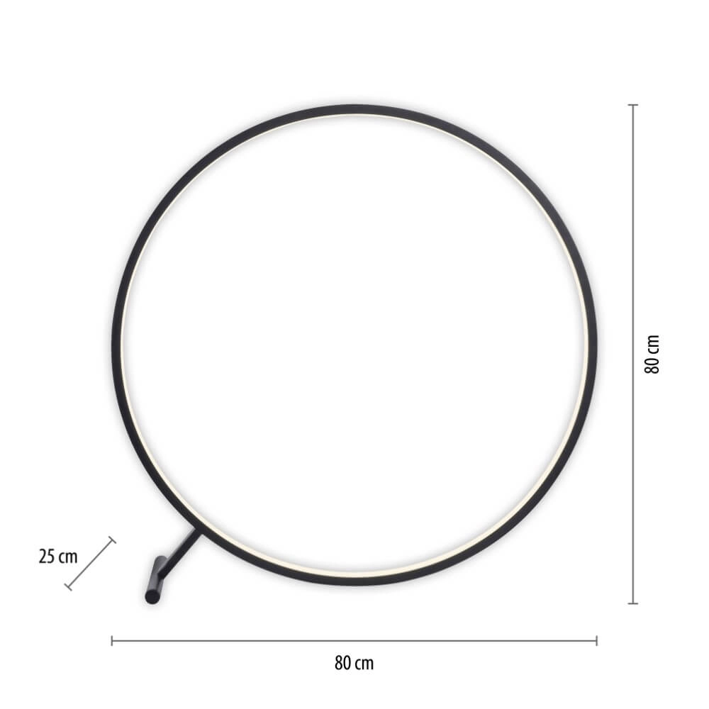 Floor lamp Hula unique design Ø 80cm Paul Neuhaus 4012248373316