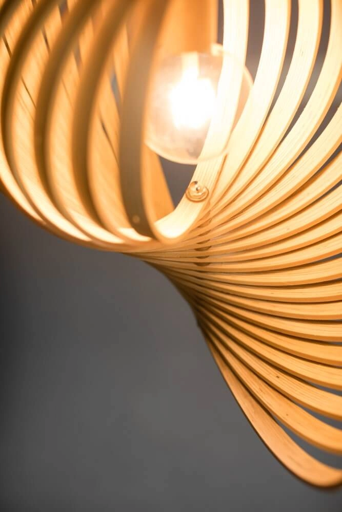 Wooden pendant lamp Woody Ø 43.5cm ETH 8720195305323