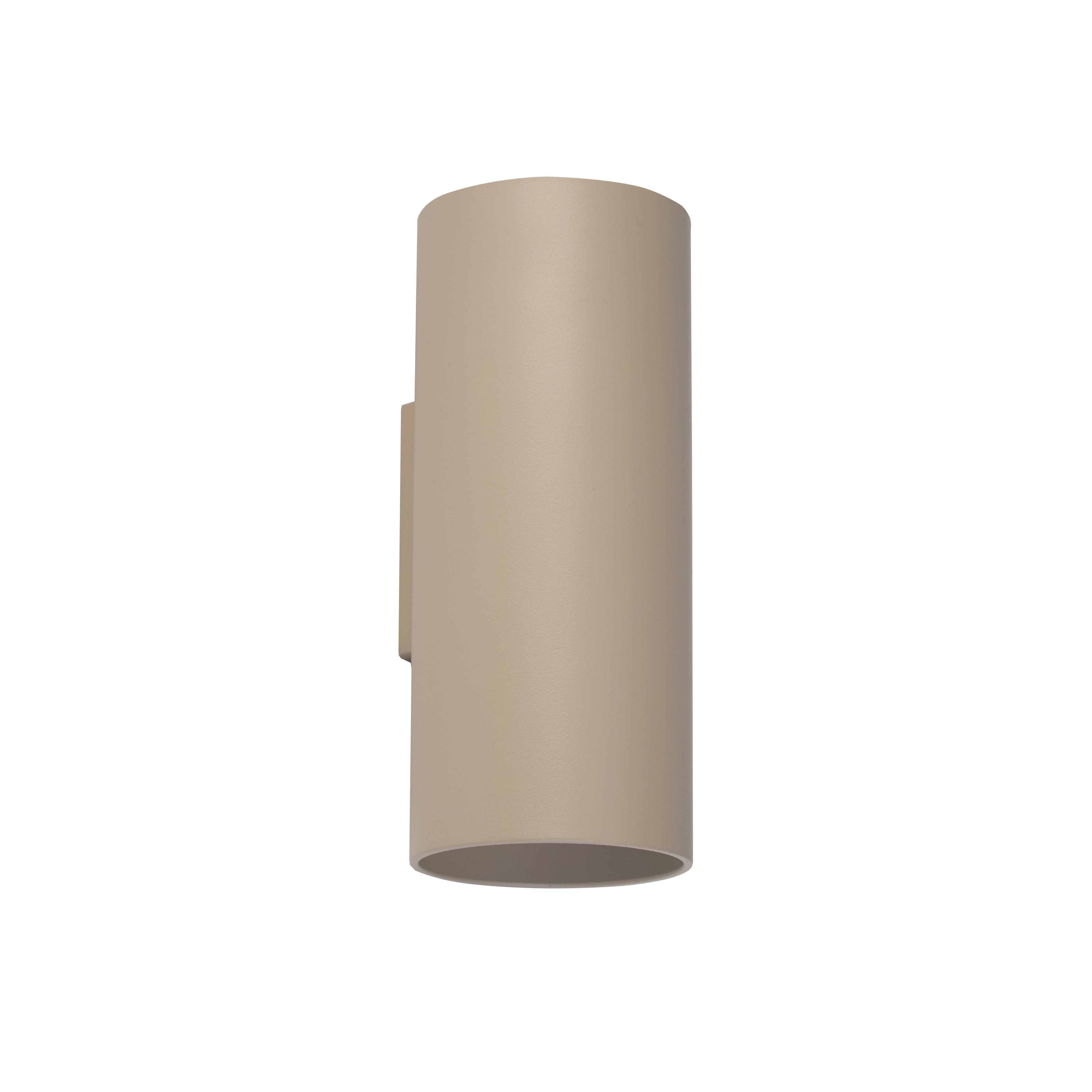 Round wall lamp Sifor sand brown Lyora 5053423319193
