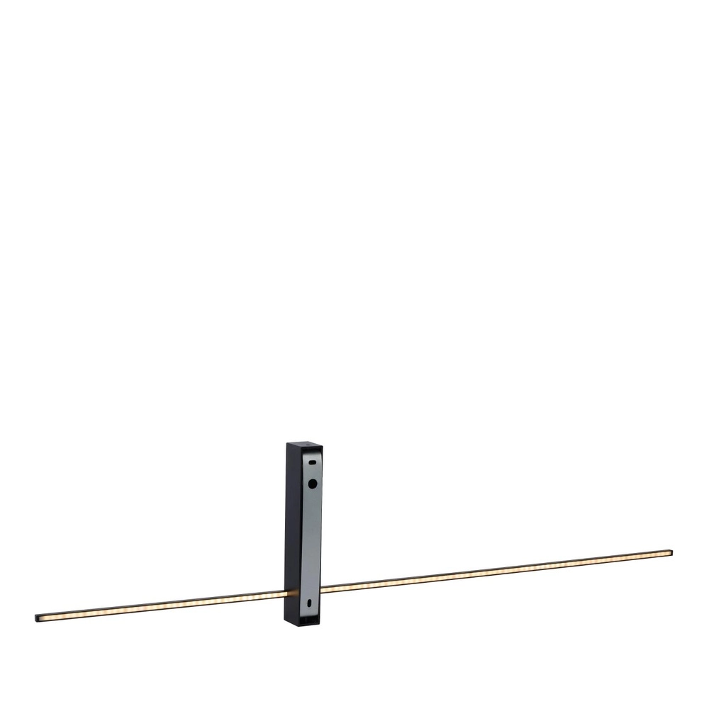 Sleek wall lamp Segin black 90cm Lucide 5411212126917