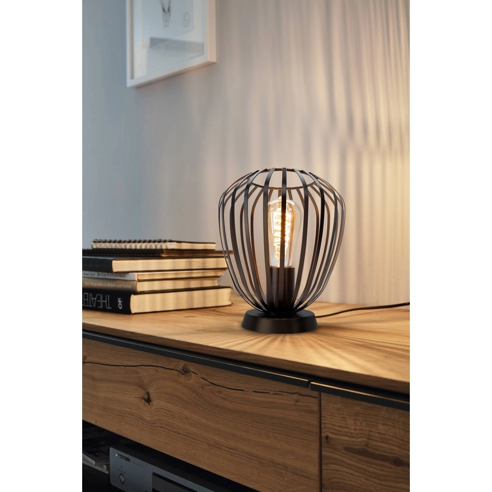 Bronze table lamp Espinal Ø 19,5cm - 1x E27 Eglo 9008606312603
