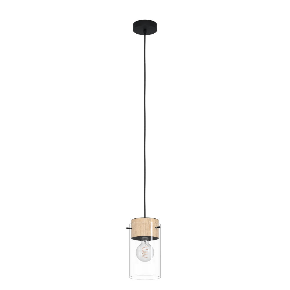 Glass hanging lamp Madreselva 14cm Eglo 9002759435455
