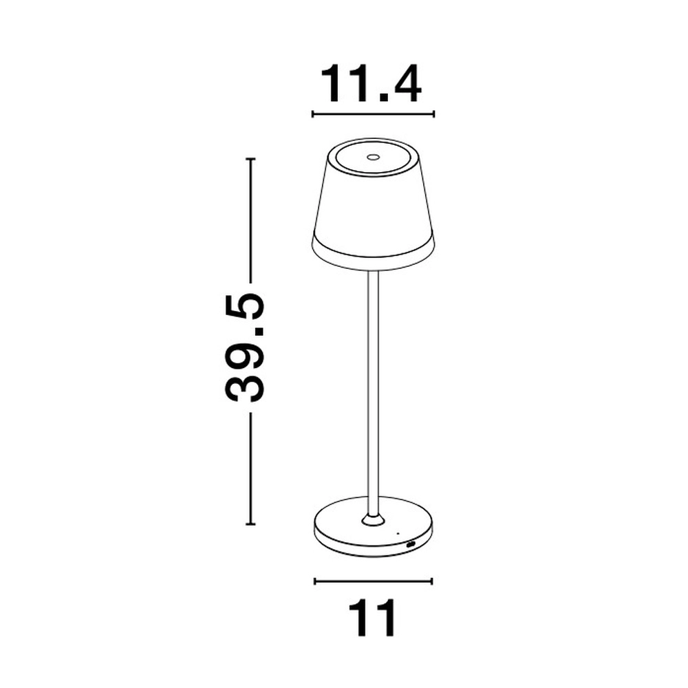 Rechargeable table lamp Seina olive Lyora 5212017444448
