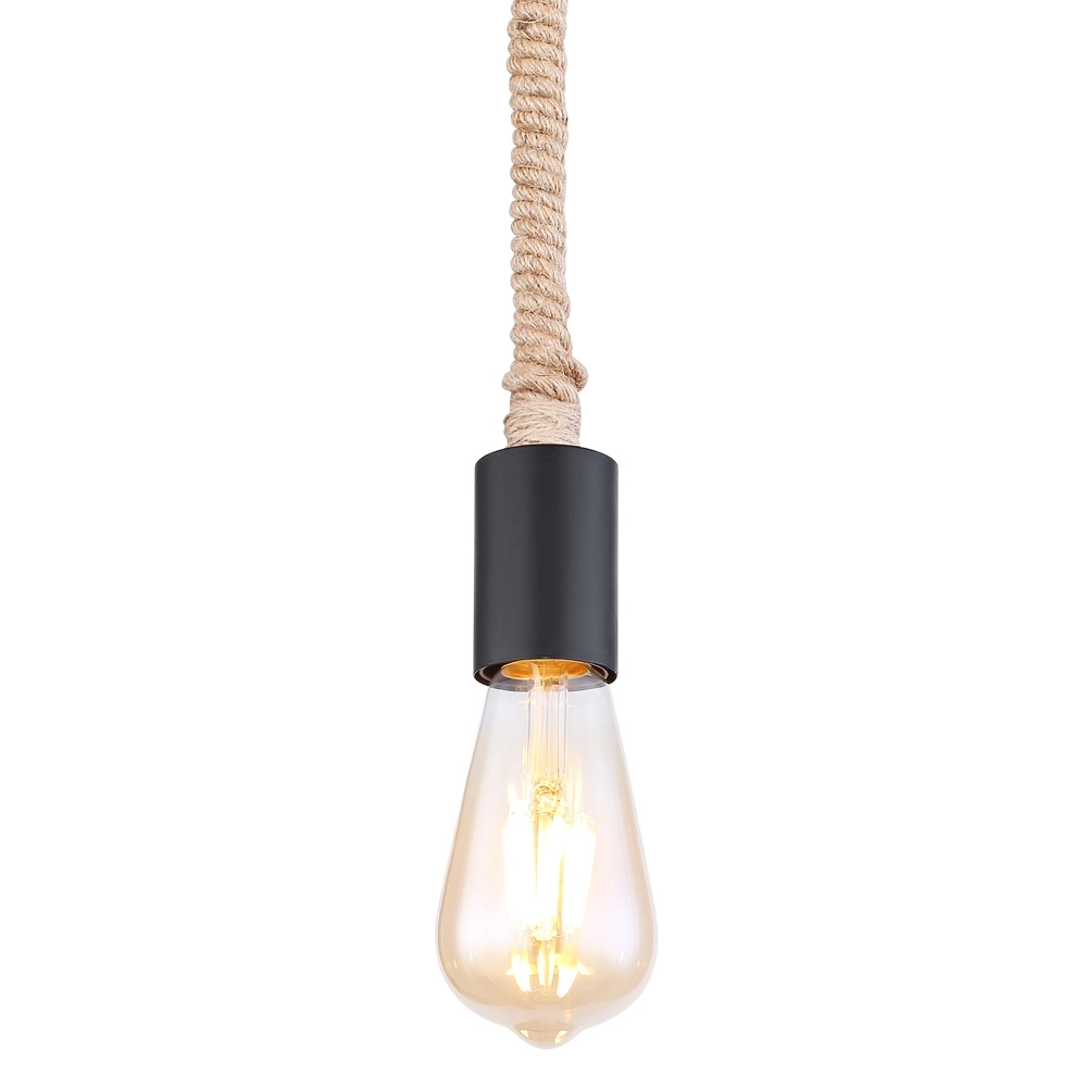 Rope lamp Ulleu Black Globo 9007371383917
