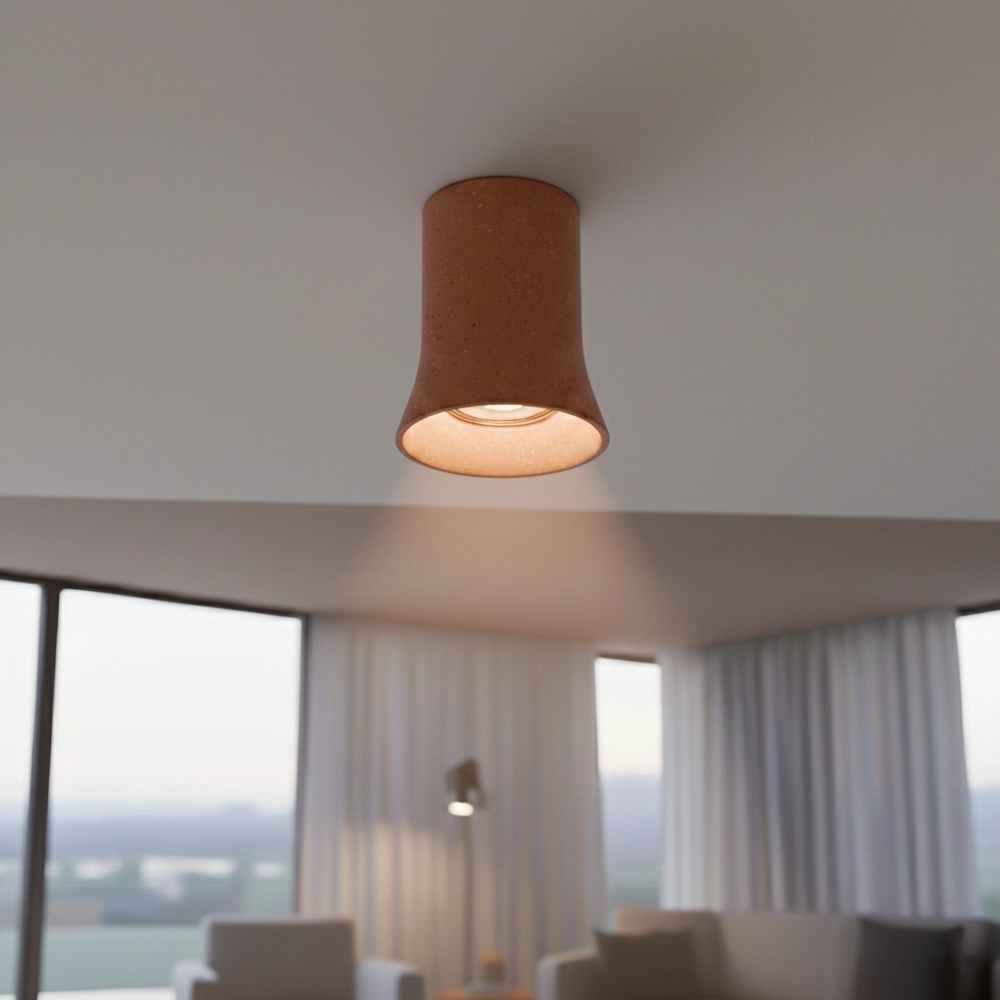 Ceiling lamp Aku red