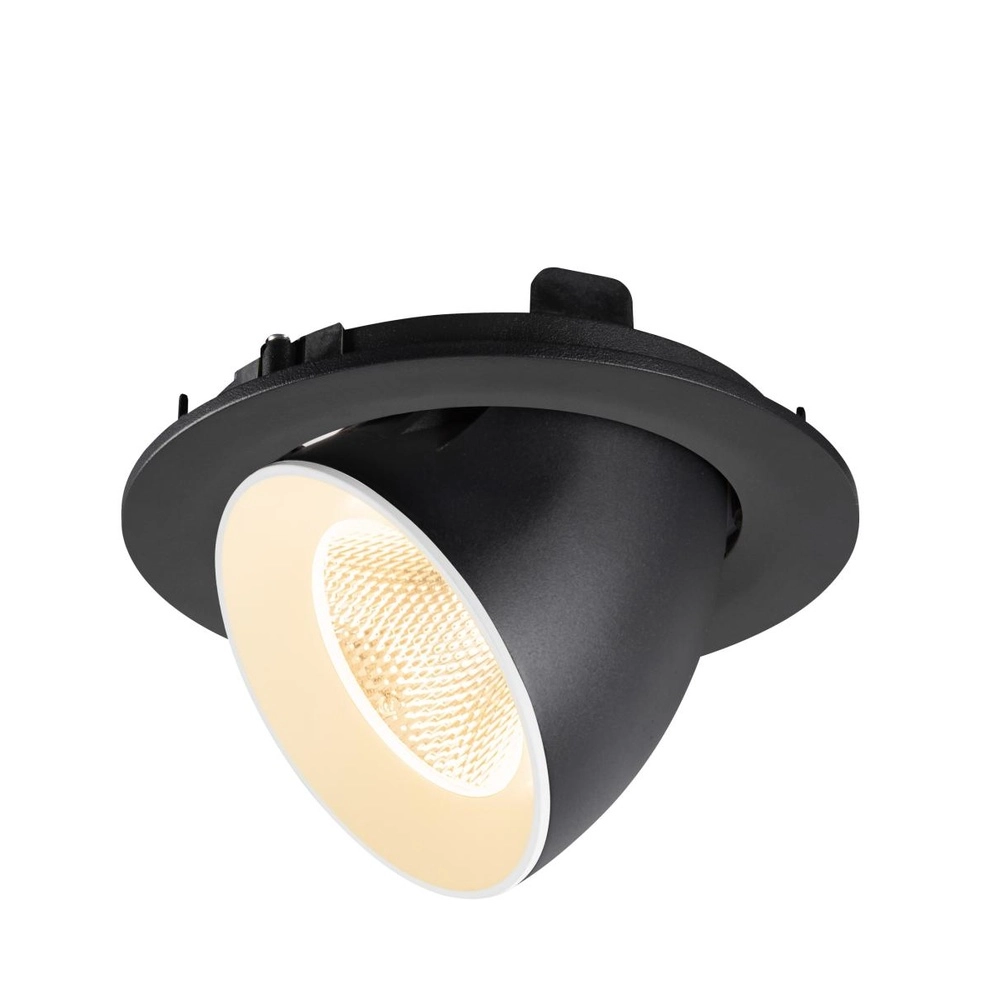Recessed spotlight Numinos Gimble L black/white 2700K - 20deg SLV 4024163310505