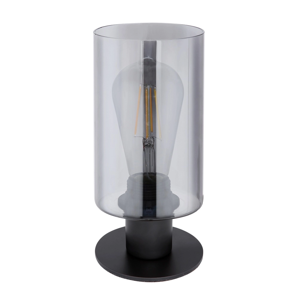 Table lamp Hadera black with smoke glass Globo 9007371405848