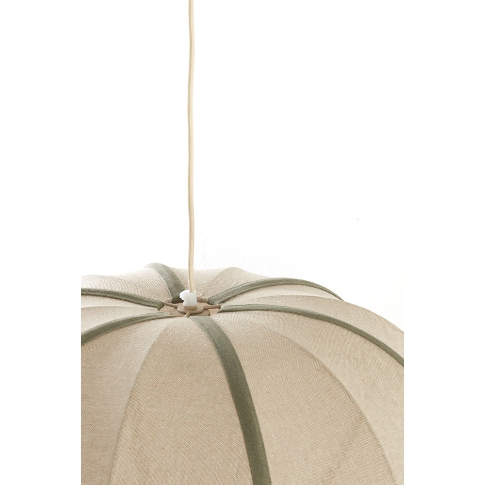 Japandi pendant lamp Mirelys Ø 61cm - olive green Light & Living 8717807835910
