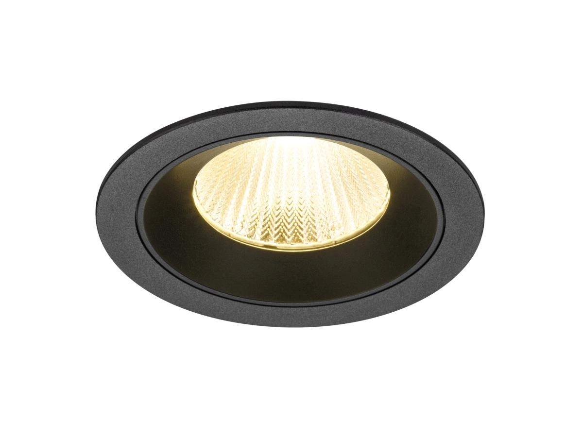 Recessed spotlight Numinos L black 3000K - 40deg