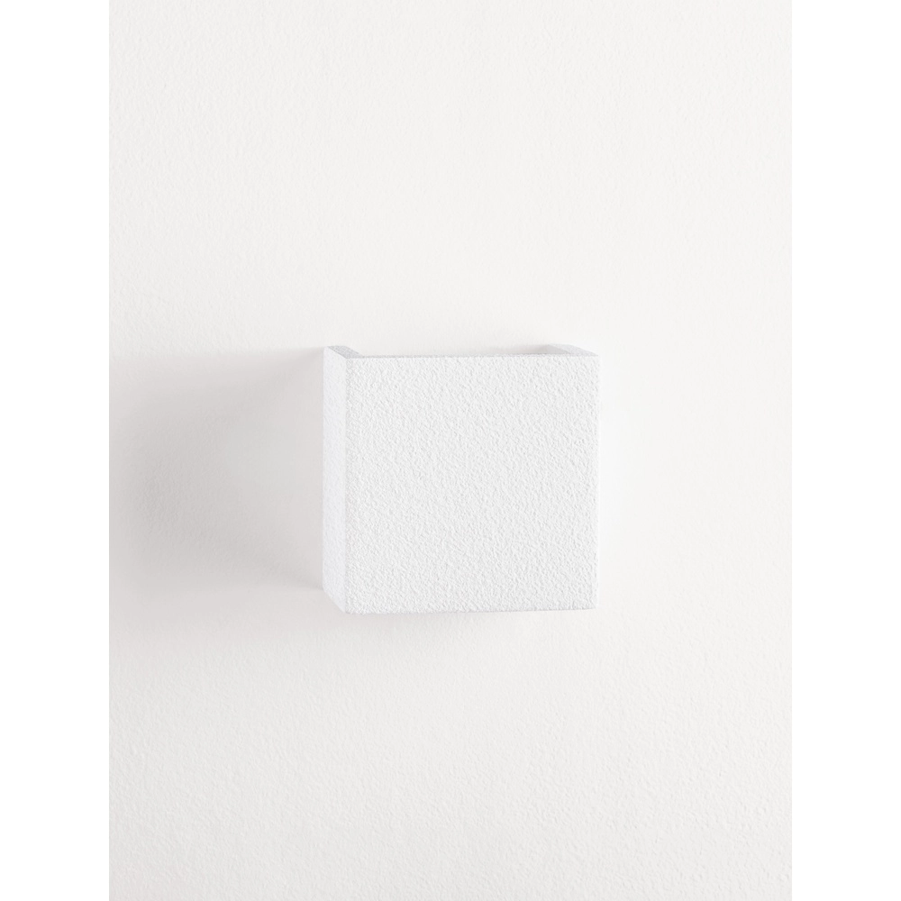 Square wall lamp Sensia white 12.5cm Lyora 5212017479259
