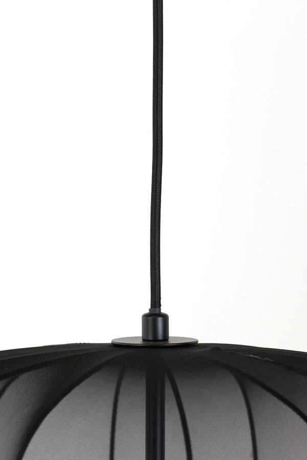 Bohemian pendant lamp Plumeria black Ø 50cm Light & Living 8717807651404