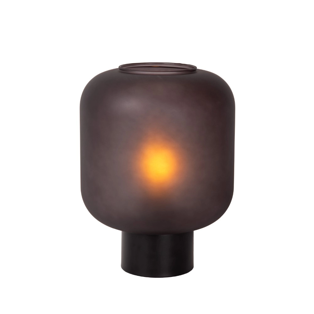 Black table lamp Eloise Ø 21cm