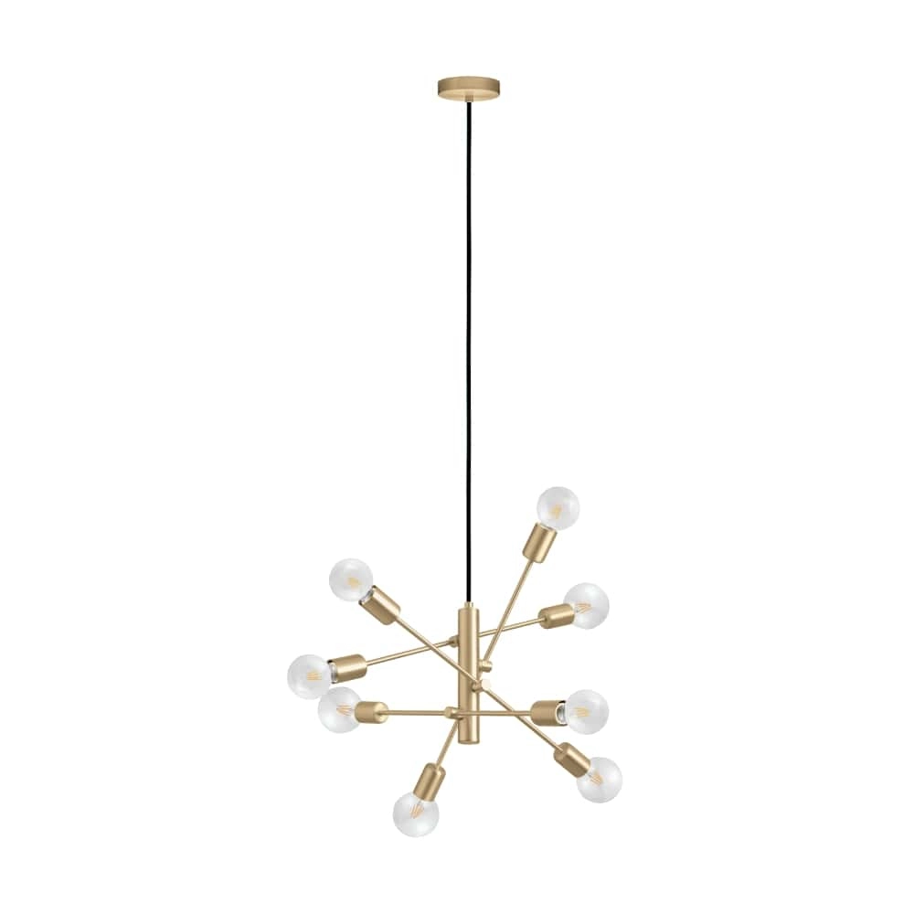 Golden pendant lamp Gradoli 1