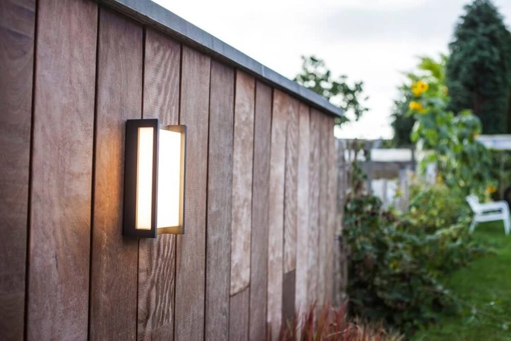 Anthracite wall lamp Qubo design Lutec 6939412011950