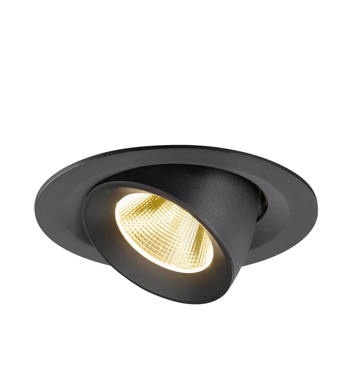 Recessed spotlight Numinos Gimble M black 3000K - 20deg SLV 4024163311953