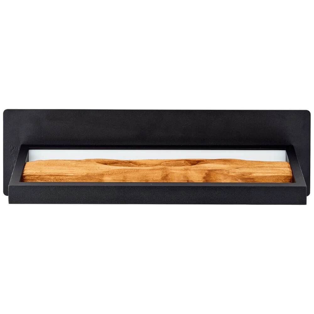 LED bedside lamp Chaumont with wood Brilliant 4004353411779