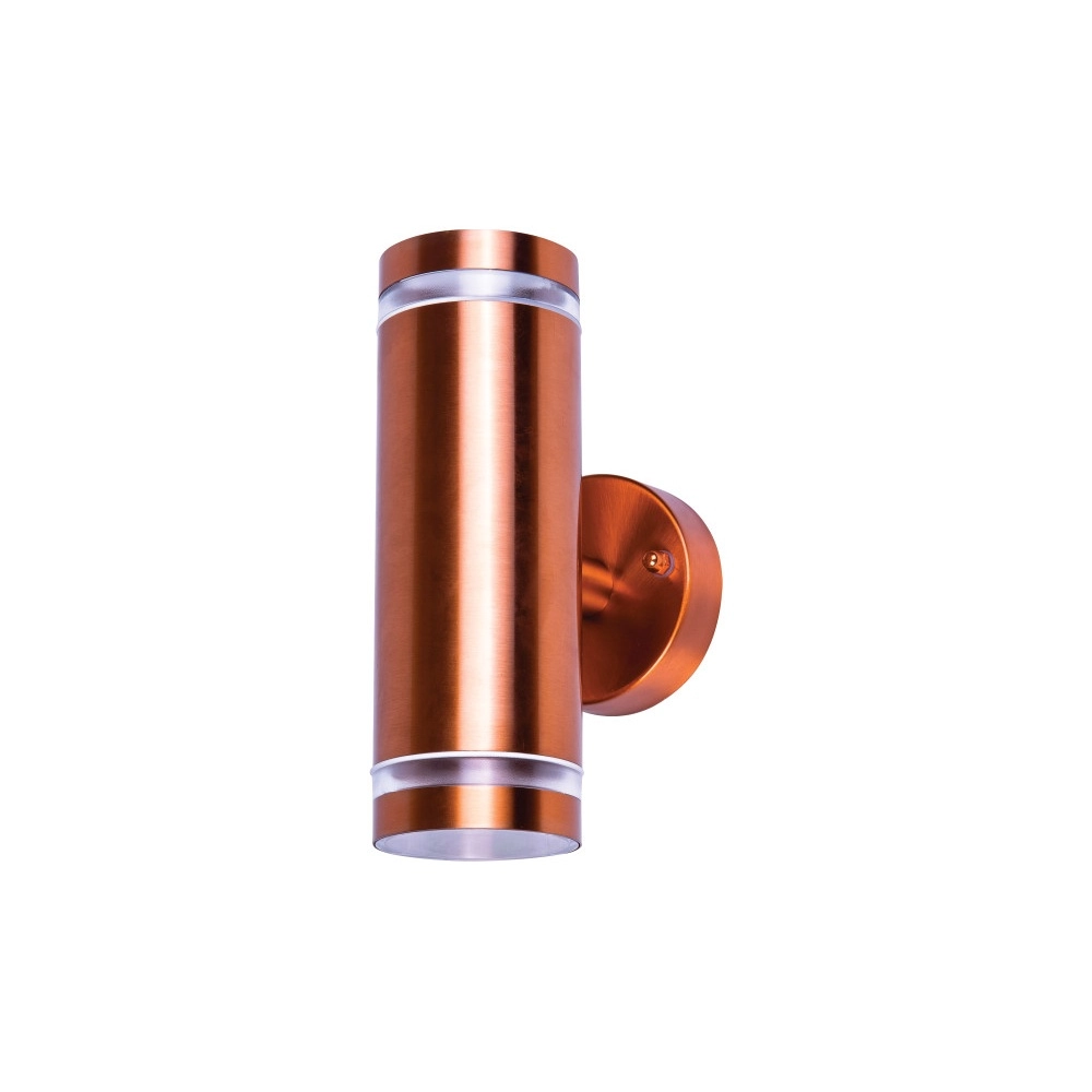 Up & down lighter Opden Red copper - 2x GU10