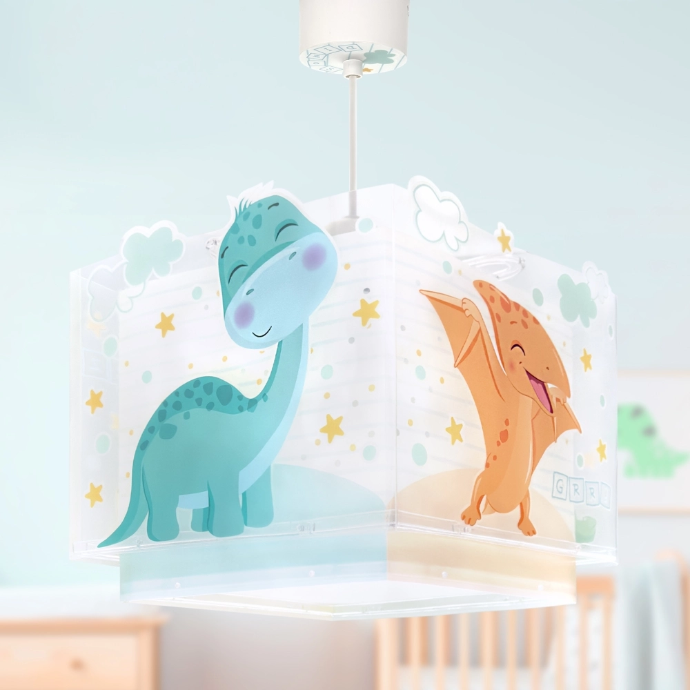 Pendant lamp Baby Dinos blue Dalber 8420406002927