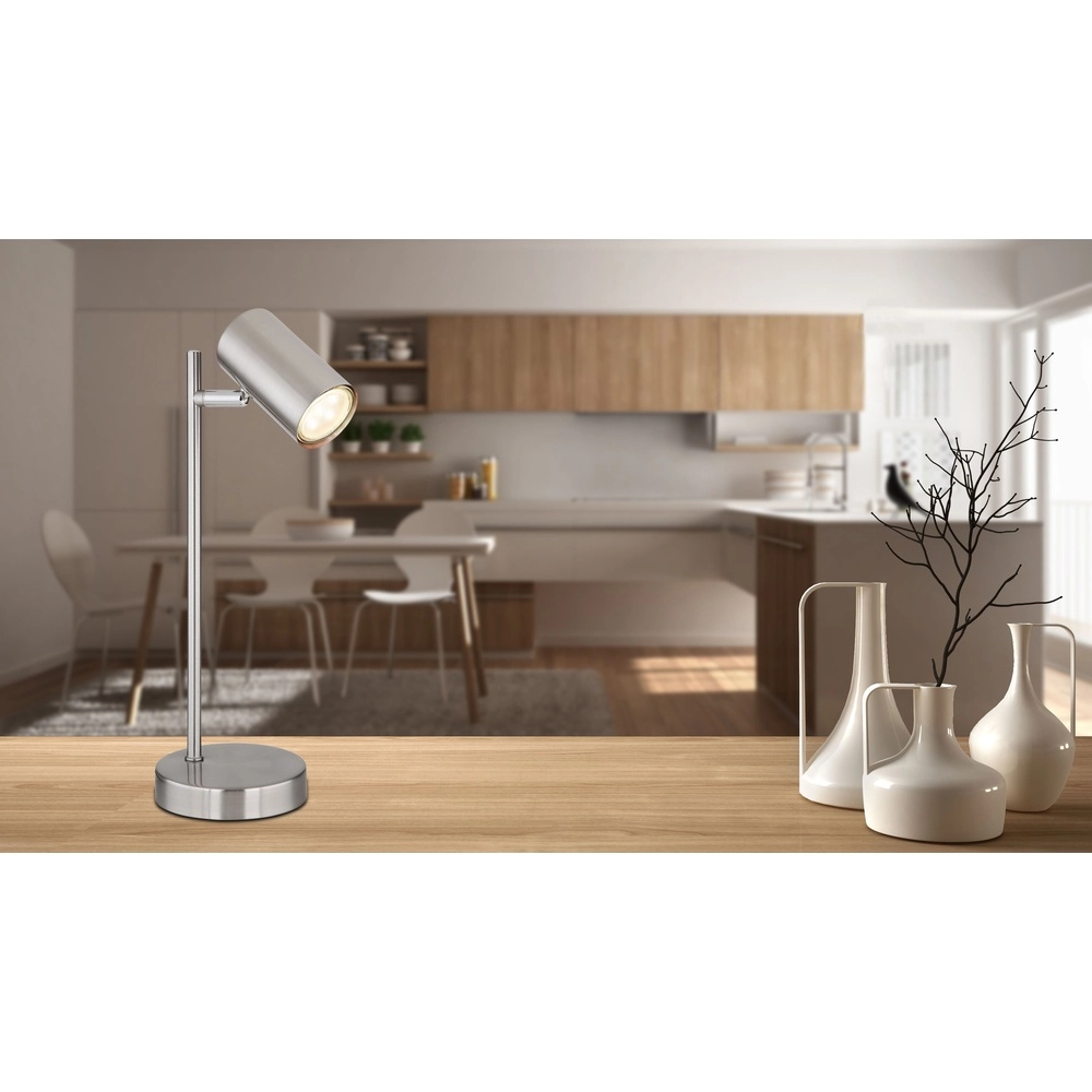 Table lamp Robby nickel Globo 9007371419883