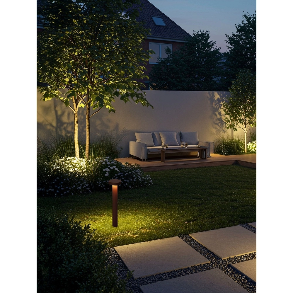 Design garden lamp Balic 50cm rust brown