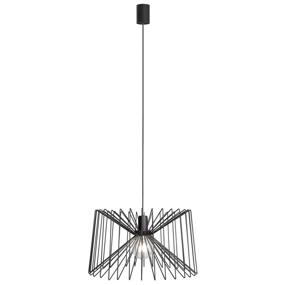 Black wire lamp Ness Ø 45cm Lyora 5903139676892