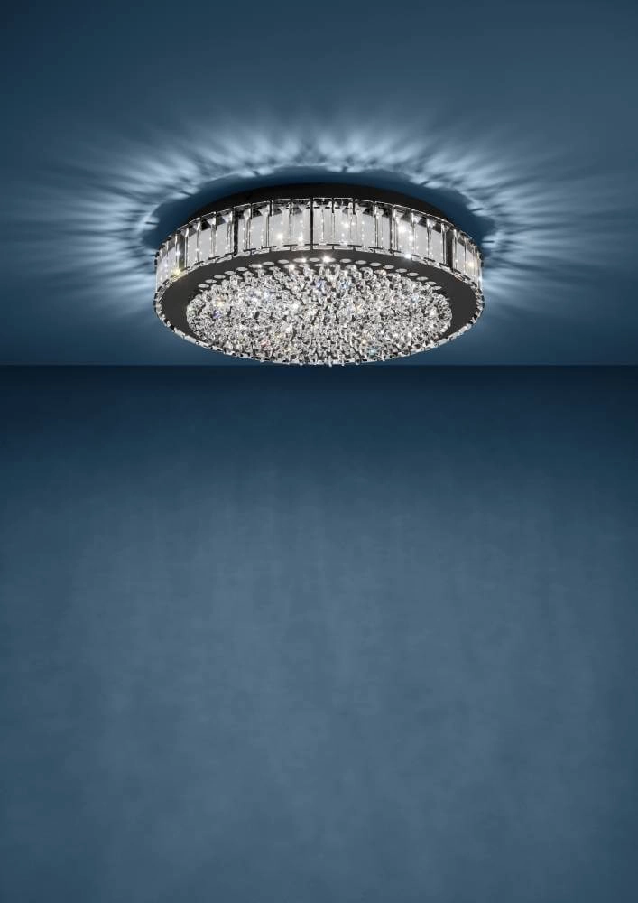 Crystal ceiling lamp Balparda Ø 41cm Stars of Light 9008606240920