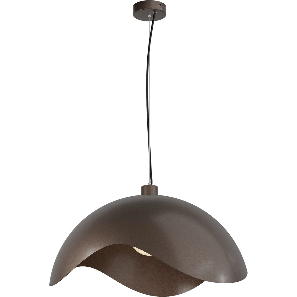 Design pendant lamp Volta Ø60cm - wavy - cocoa