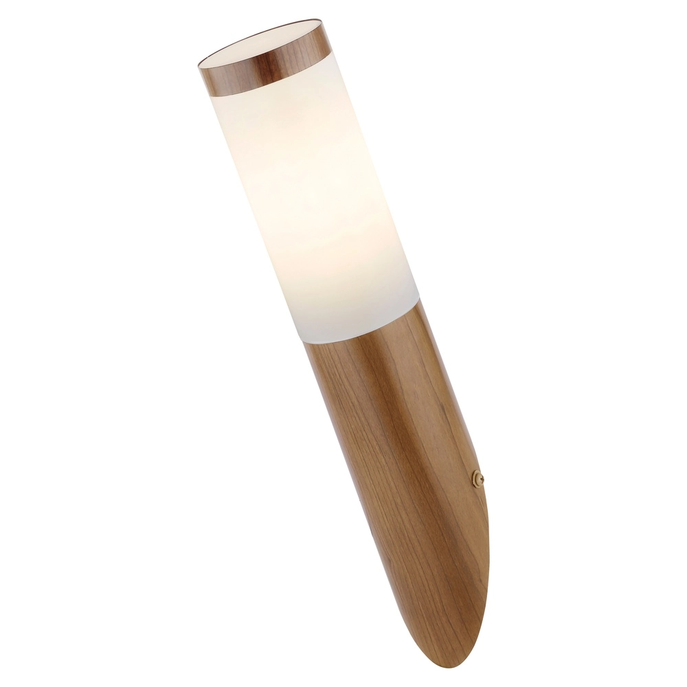 Outdoor lamp Boston wood with white