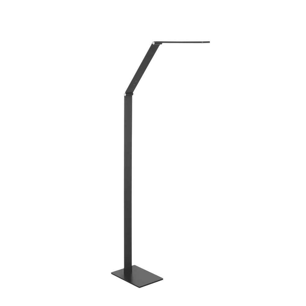 Design reading lamp Optimus black 128cm