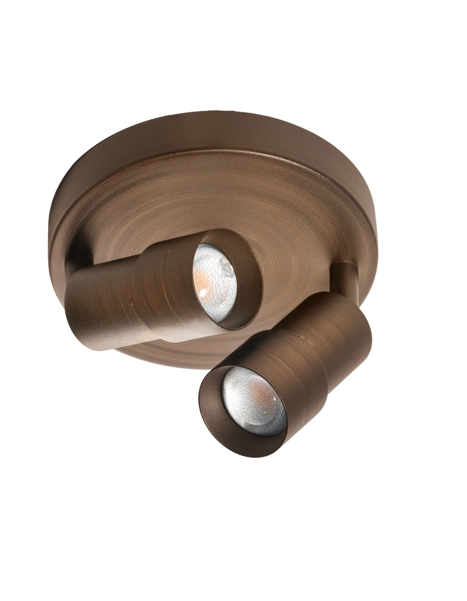 2-light surface-mounted spotlight Liam LED - Bronze