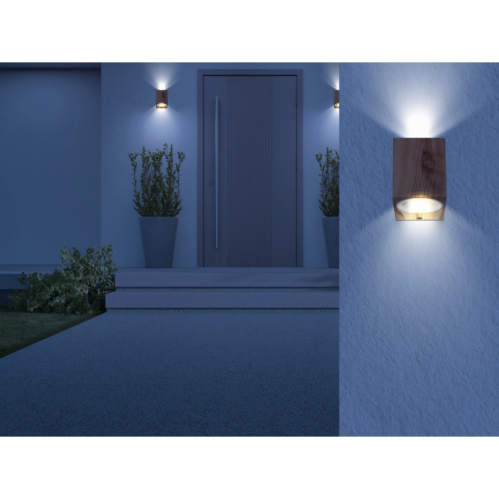 Sleek surface-mounted spot Veronika Down Wood Globo 9007371441785