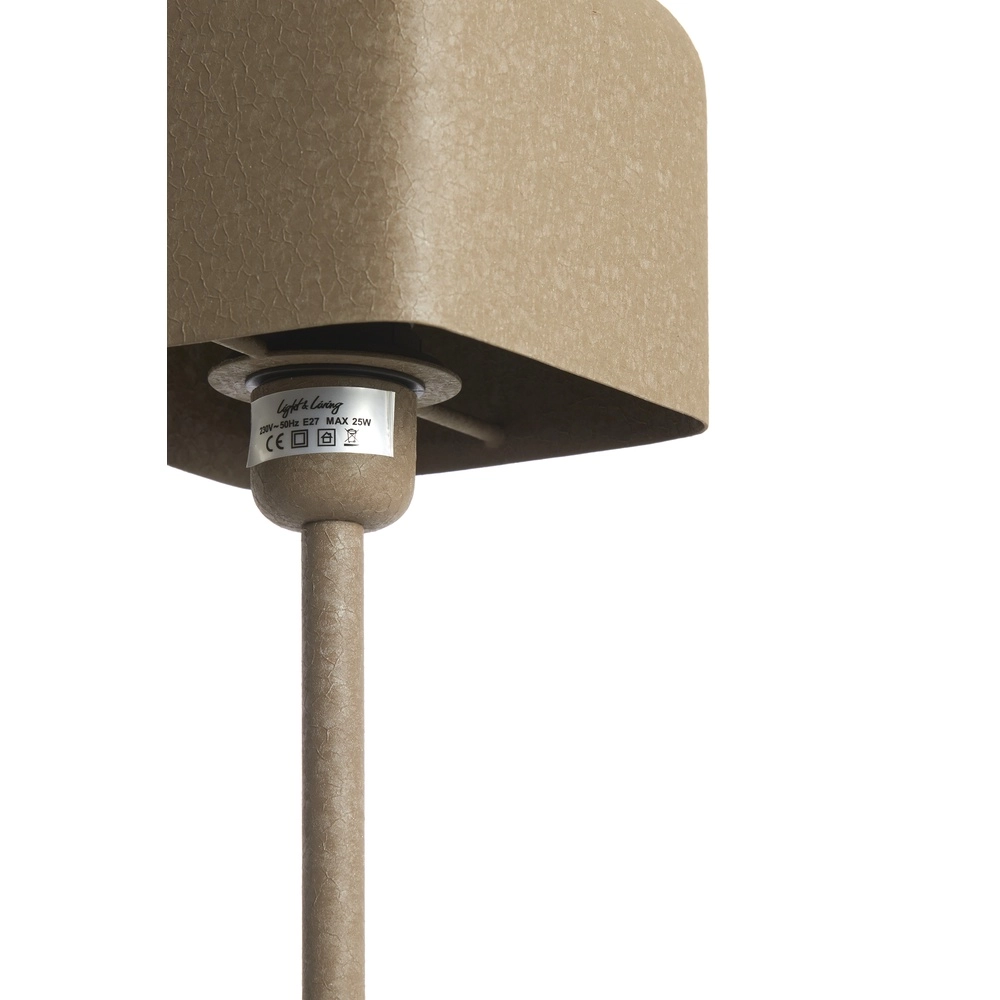 Bedside Lamp Elenie 15x15cm - matte dark brown Light & Living 8717807818807