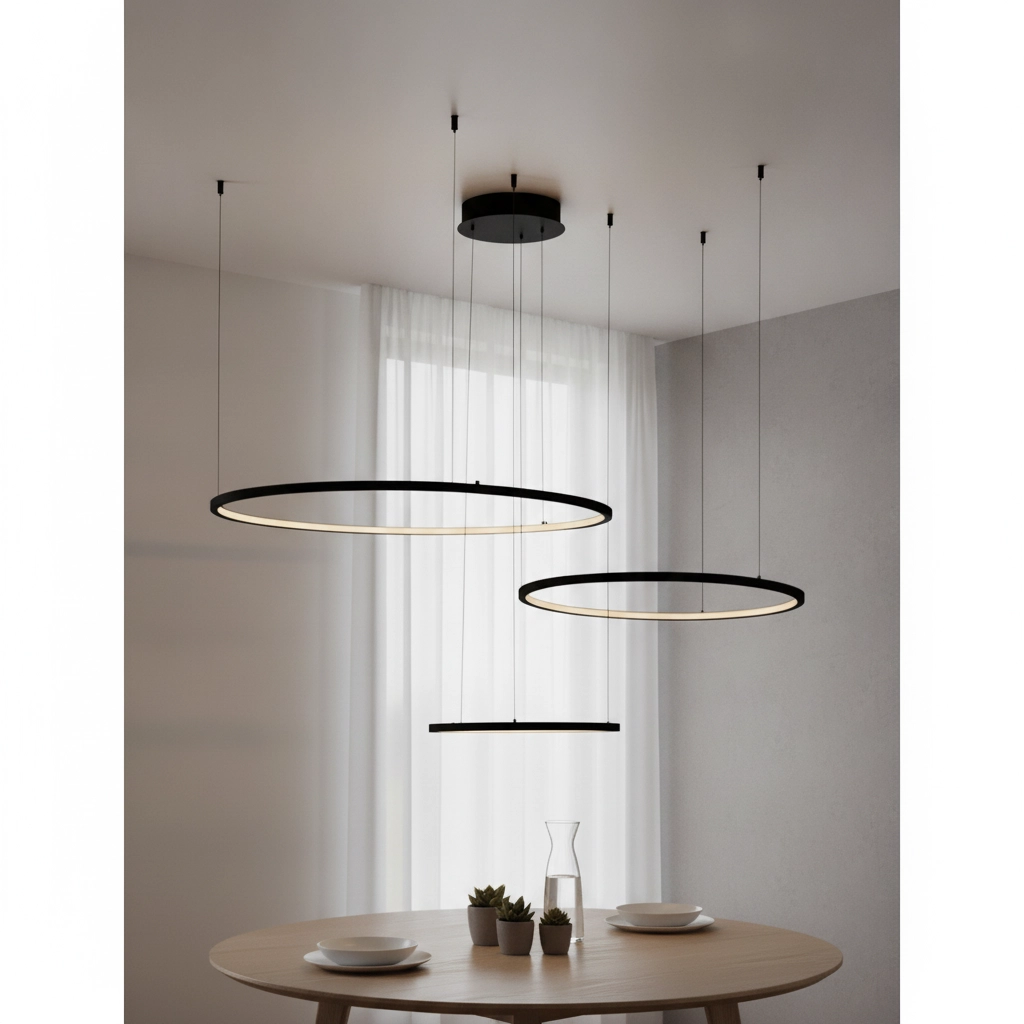 Design pendant lamp Purple black