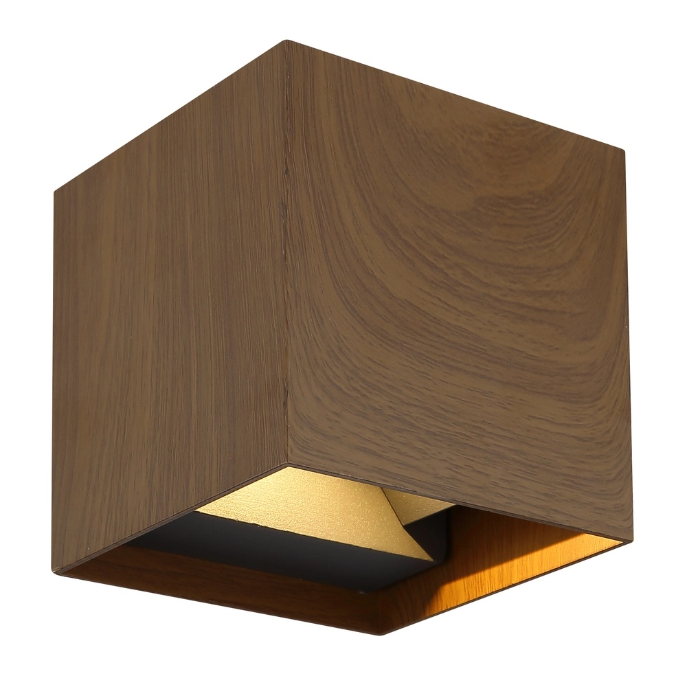 Surface-mounted spot Veronika Up & Down Wood Globo 9007371442454