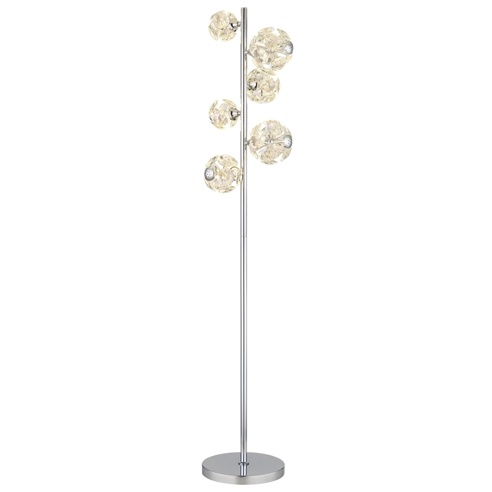 Floor lamp Virina chrome