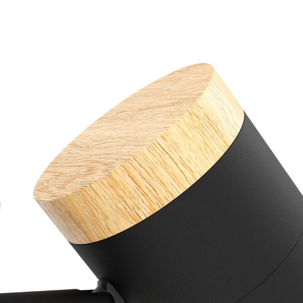Black reading lamp Cartagena 3-light Stars of Light 9008606221318
